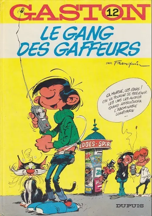 Couverture de l'album Gaston Tome 12 Le gang des gaffeurs