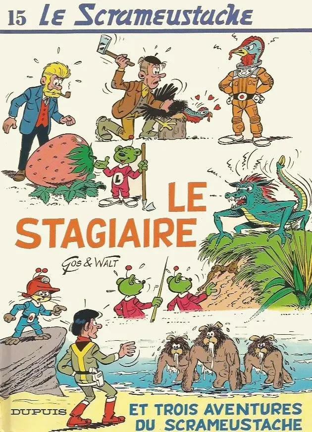 Couverture de l'album Le Scrameustache Tome 15 Le stagiaire