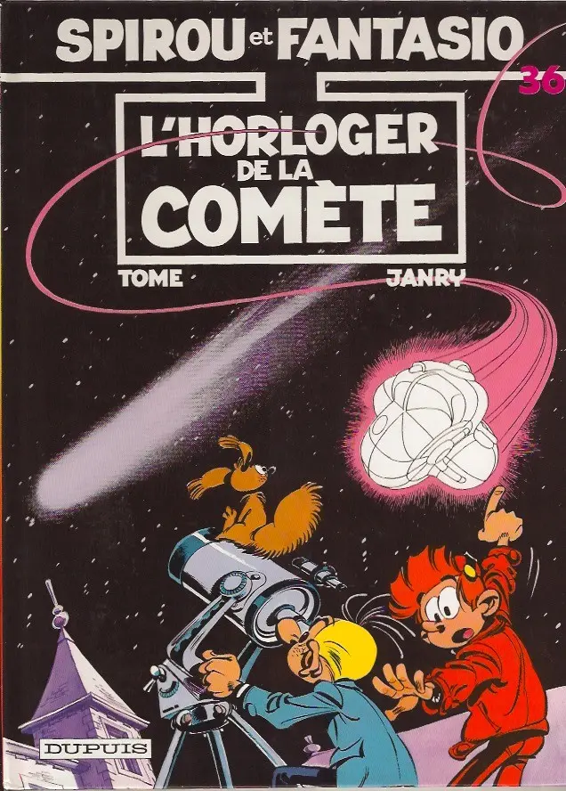 Couverture de l'album Spirou et Fantasio Tome 36 L'horloger de la comète