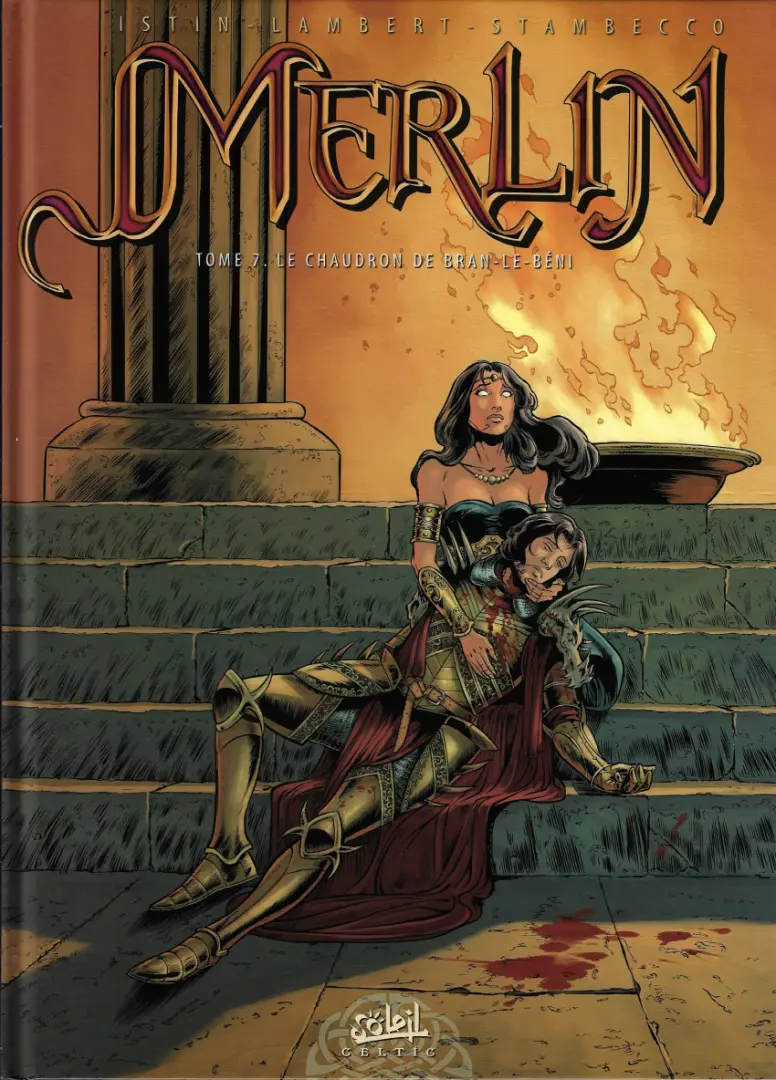 Couverture de l'album Merlin Tome 7 Le chaudron de Bran-le-Béni