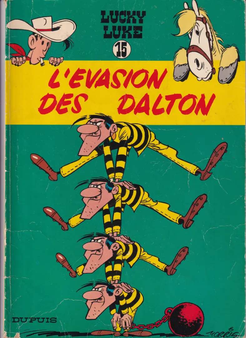 Couverture de l'album Lucky Luke Tome 15 L'évasion des Dalton