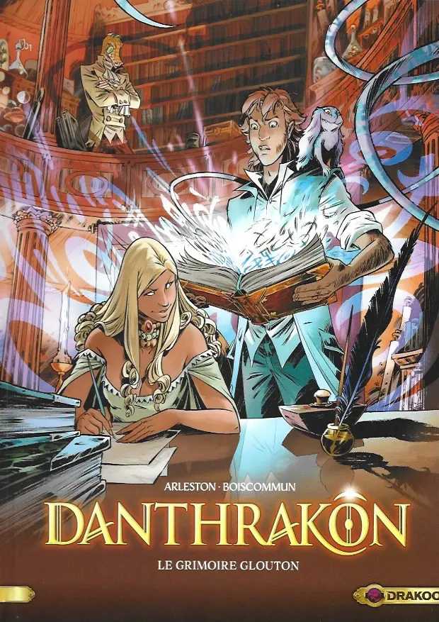Couverture de l'album Danthrakon Tome 1 Le grimoire glouton