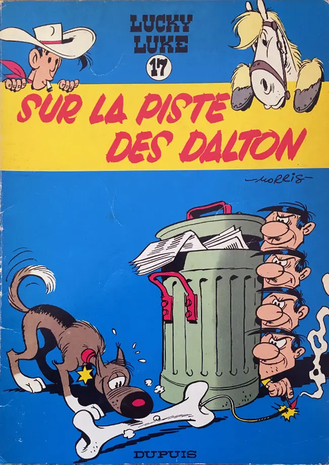 Couverture de l'album Lucky Luke Tome 17 Sur la piste des Daltons