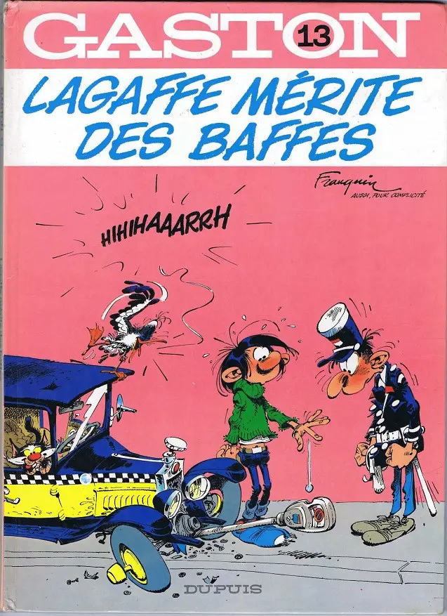 Couverture de l'album Gaston Tome 13 Lagaffe mérite des baffes
