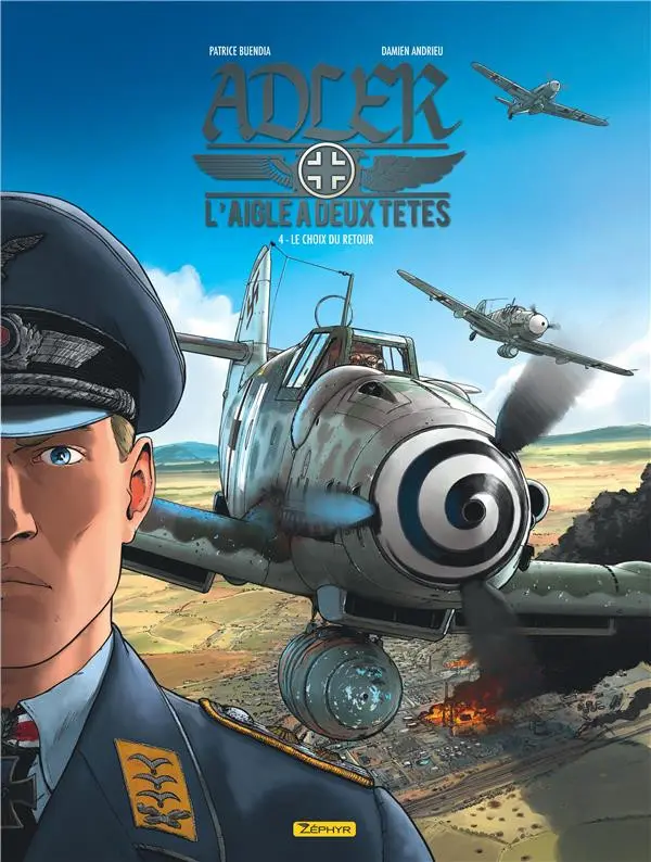 Couverture de l'album Adler, l'aigle à deux têtes Tome 4 Le choix du retour
