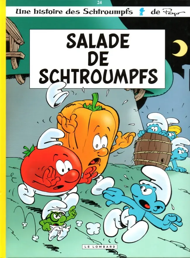 Couverture de l'album Les Schtroumpfs Tome 24 Salade de Schtroumpfs