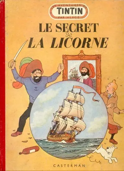 Couverture de l'album Tintin Tome 11 Le Secret de la Licorne
