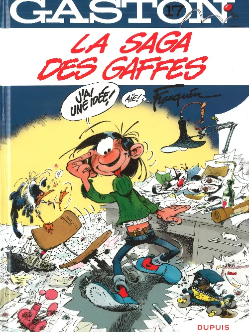 Couverture de l'album Gaston Tome 17 La Saga des gaffes