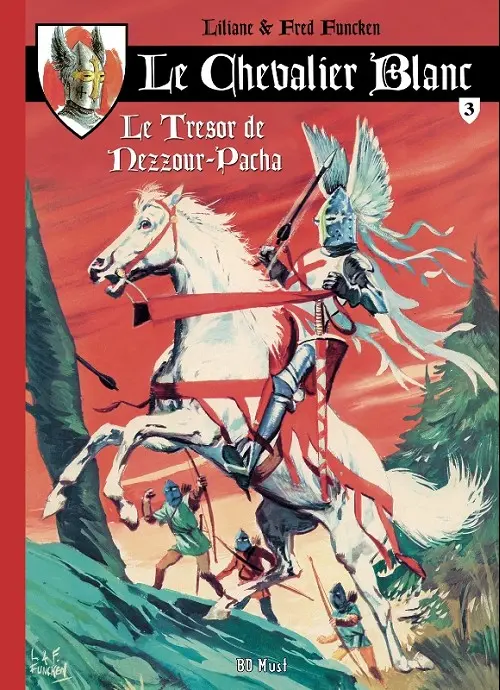 Couverture de l'album Le Chevalier blanc - Série 2 - BD Must Tome 3 Le trésor de Nezzour-Pacha