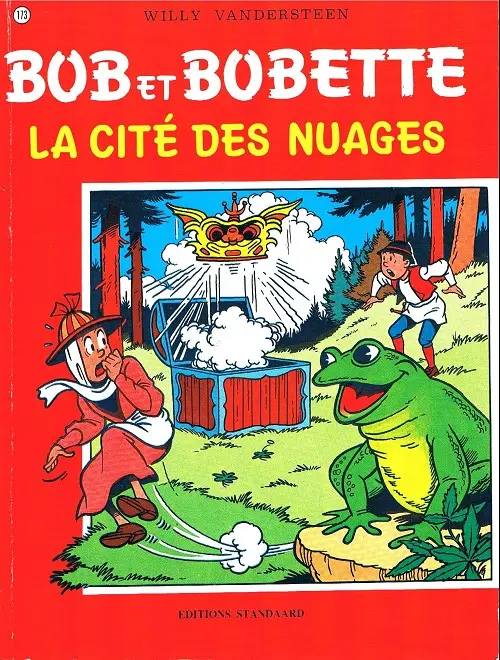 Couverture de l'album Bob et Bobette Tome 173 La cité des nuages
