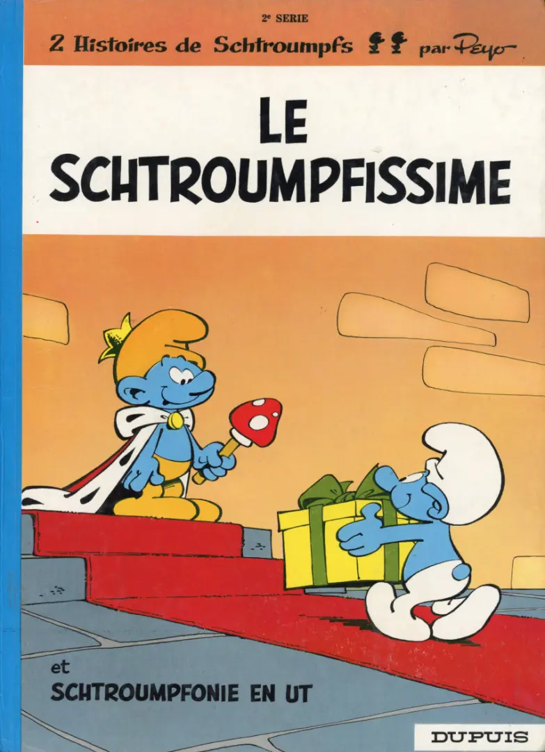 Couverture de l'album Les Schtroumpfs Tome 2 Le Schtroumpfissime