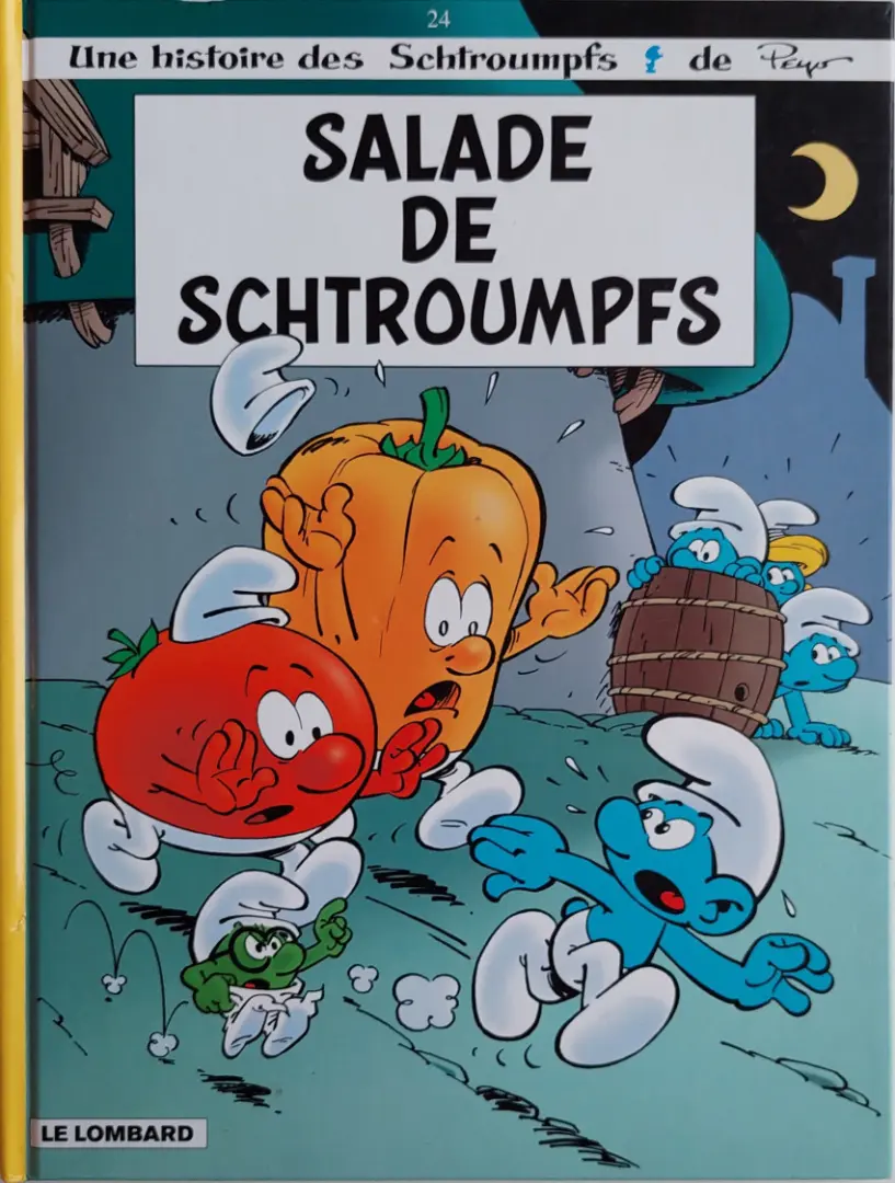 Couverture de l'album Les Schtroumpfs Tome 24 Salade de Schtroumpfs