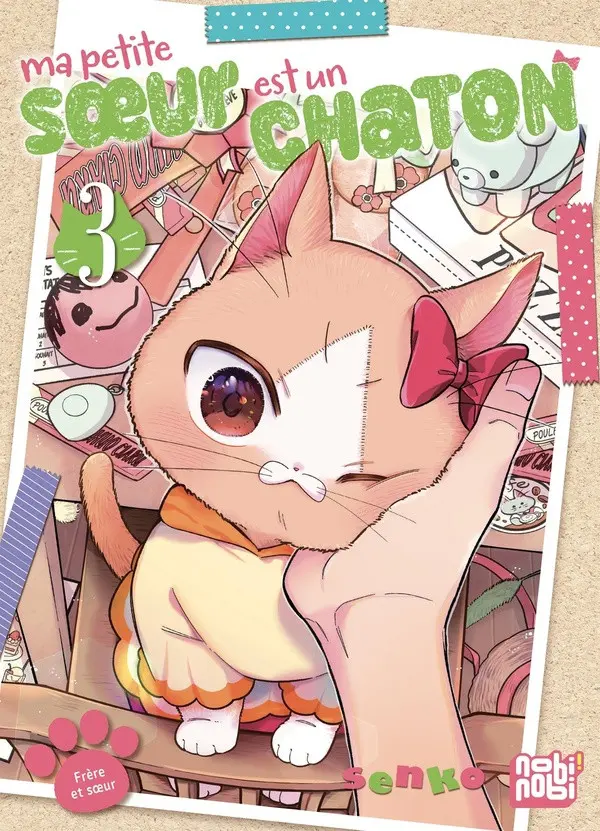 Couverture de l'album Ma petite soeur est un chaton 3