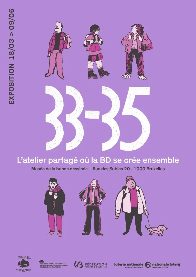 Couverture de l'album 33-35 L'atelier partagé où la BD se crée ensemble