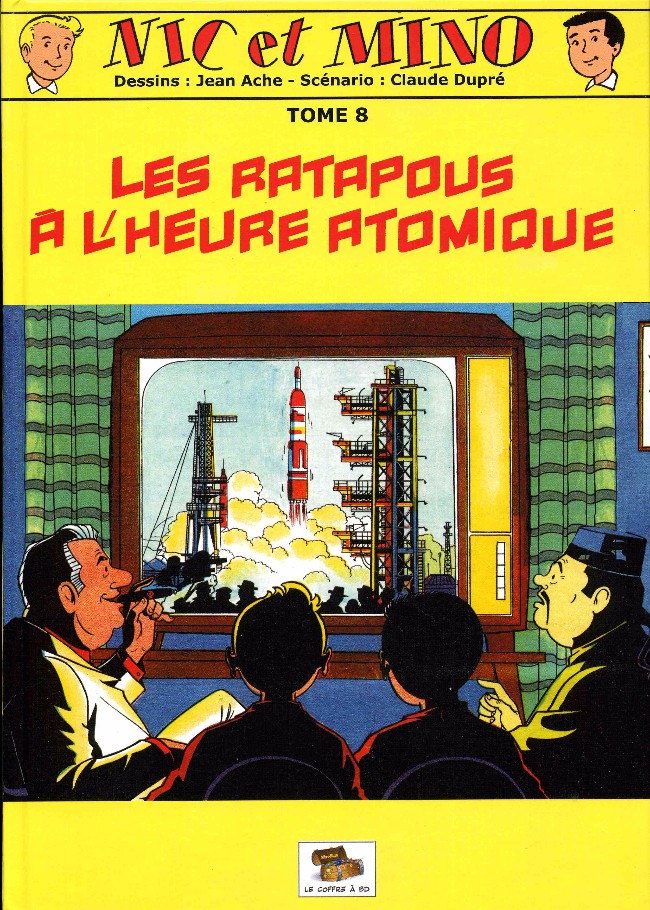 Couverture de l'album Nic et Mino Le Coffre à BD Tome 8 Les Ratapous à l'heure atomique