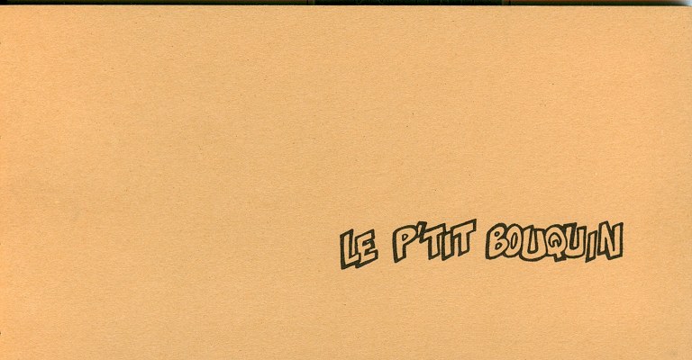 Couverture de l'album Le p'tit bout d'chique P'tit bouquin (le)