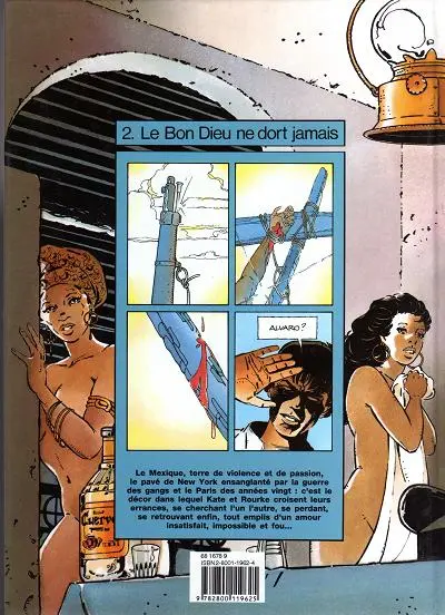 Verso de l'album Rourke Tome 2 Le Bon Dieu ne dort jamais