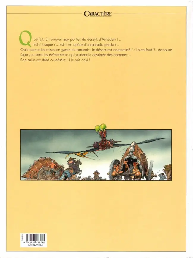 Verso de l'album Septentryon Tome 1 La calotte jaune