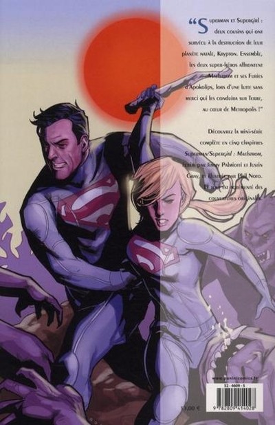 Verso de l'album Superman / Supergirl Tome 1 Maelstrom