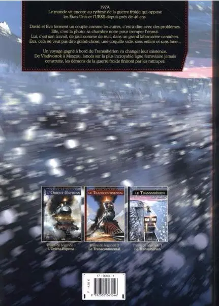 Verso de l'album Trains de légende Tome 3 Le Transsibérien