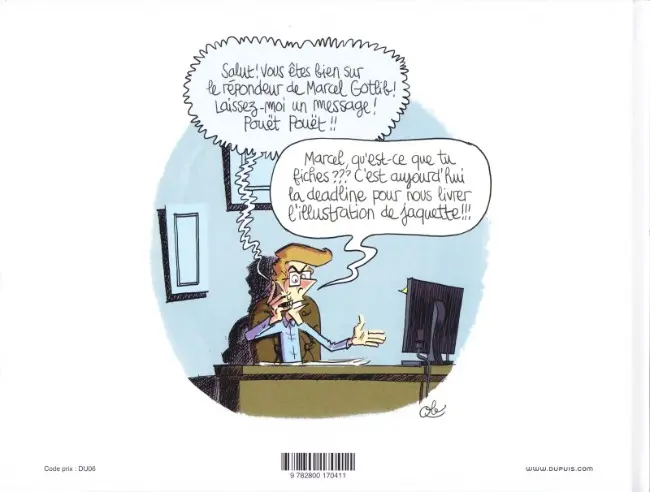 Verso de l'album L'Atelier Mastodonte Tome 5