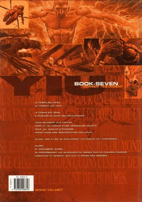 Verso de l'album Yiu Tome 7 Dernier testament