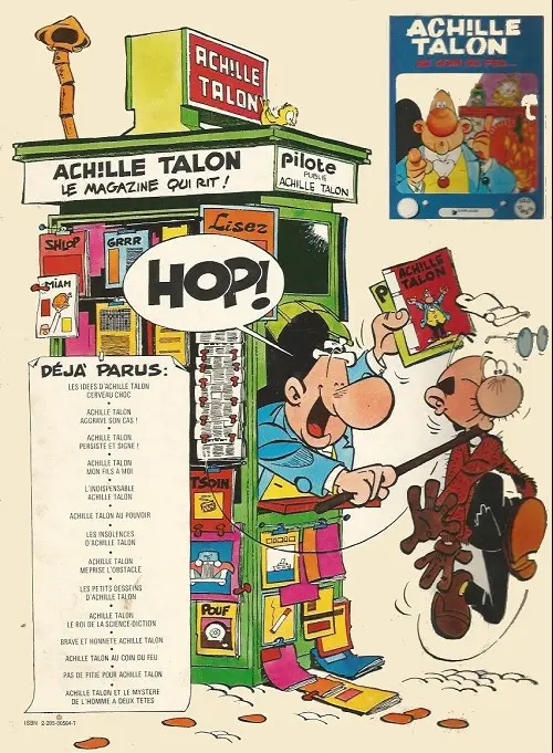 Verso de l'album Achille Talon Tome 5 L'indispensable Achille Talon