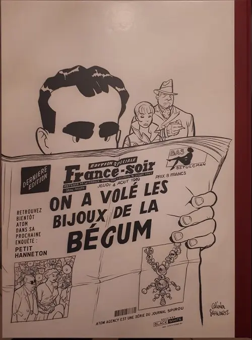 Verso de l'album Atom Agency Tome 1 Les bijoux de la bégum