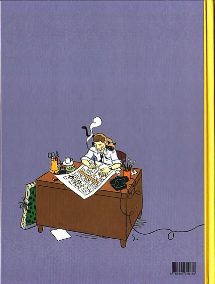 Verso de l'album Les aventures d'Hergé