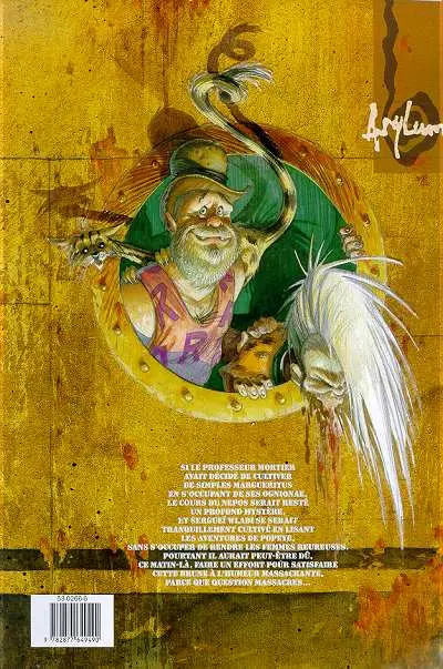 Verso de l'album Le Bal de la sueur Tome 1 Sergeï Wladi