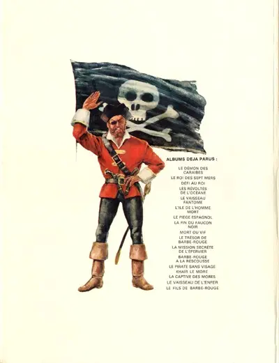 Verso de l'album Barbe-Rouge Tome 3 Le fils de Barbe-Rouge