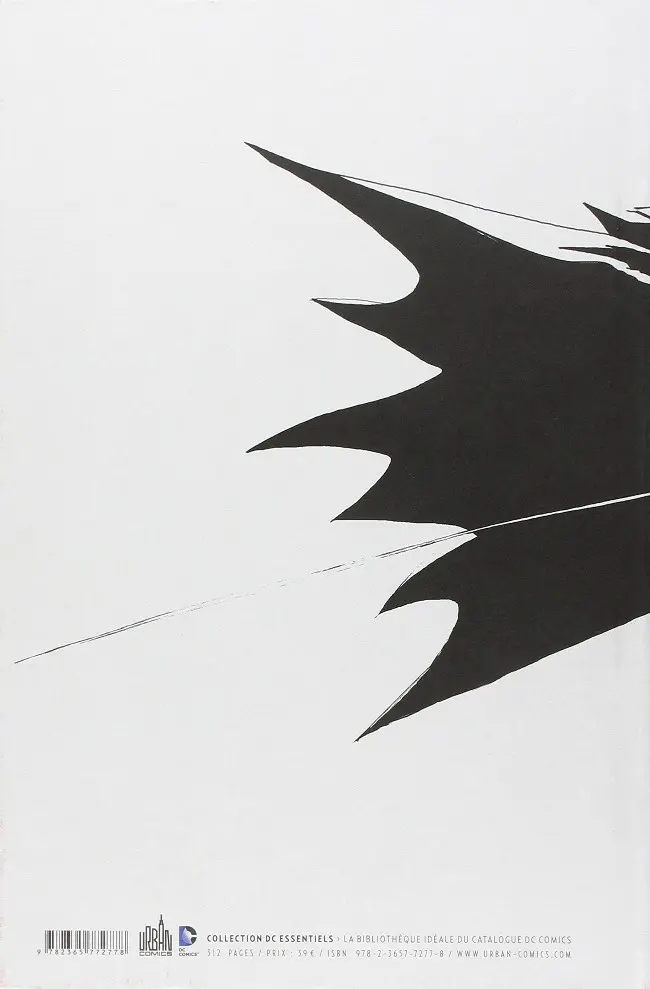Verso de l'album Batman : Silence