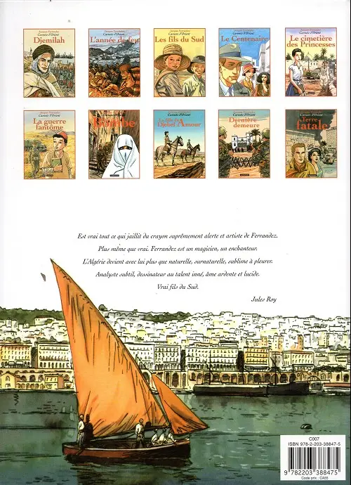 Verso de l'album Carnets d'Orient Tome 3 Les fils du sud