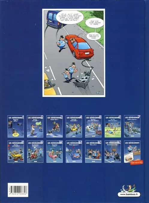Verso de l'album Les Gendarmes Tome 7 Coffré surprise !