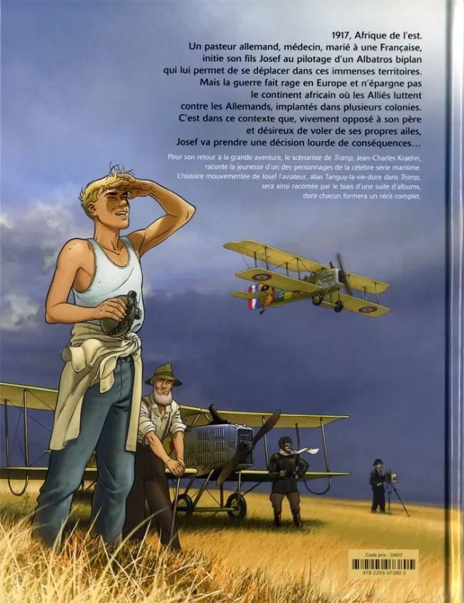 Verso de l'album L'Aviateur Tome 1 L'envol