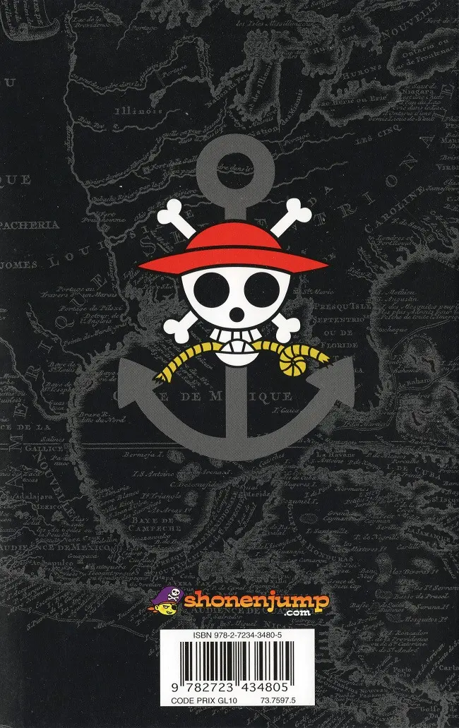 Verso de l'album One Piece Tome 3 Piété filiale
