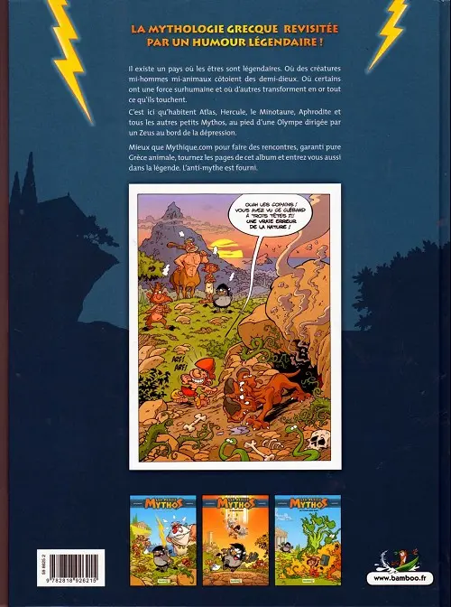 Verso de l'album Les Petits Mythos Tome 1 Foudre à gratter