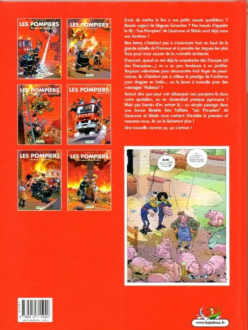 Verso de l'album Les Pompiers Tome 2 Hommes au foyer