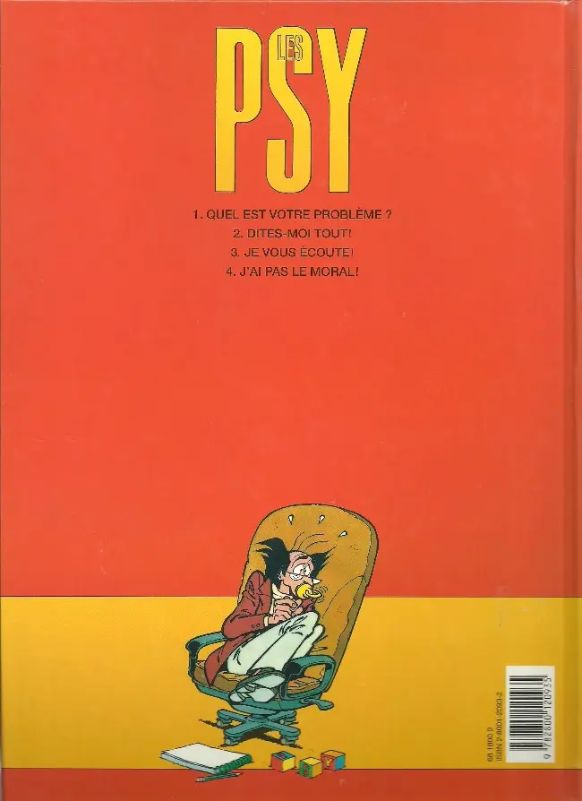 Verso de l'album Les Psy Tome 1 Quel est votre problème ?