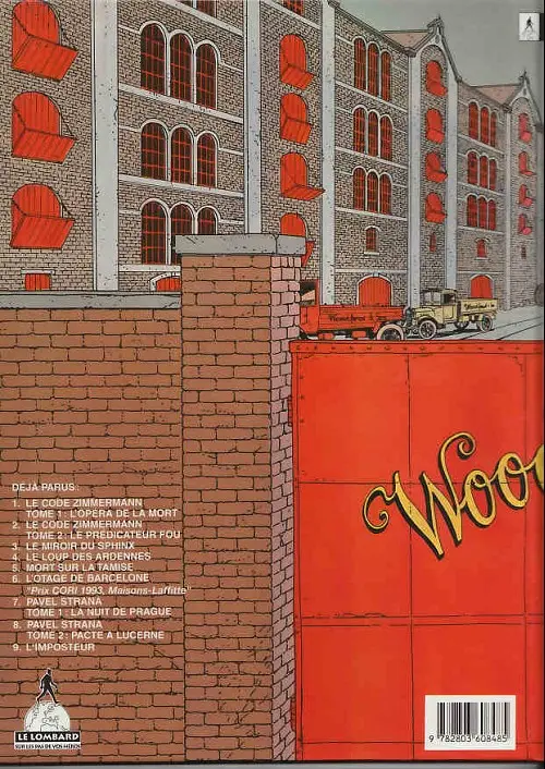 Verso de l'album Victor Sackville Tome 5 Mort sur la Tamise