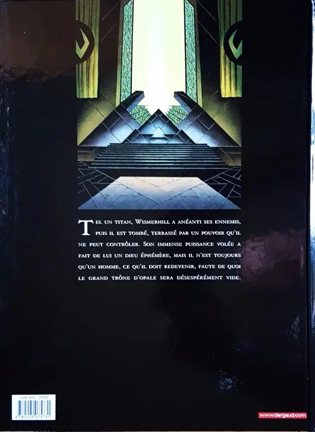 Verso de l'album Chroniques de la Lune Noire Tome 18 Le trône d'Opale