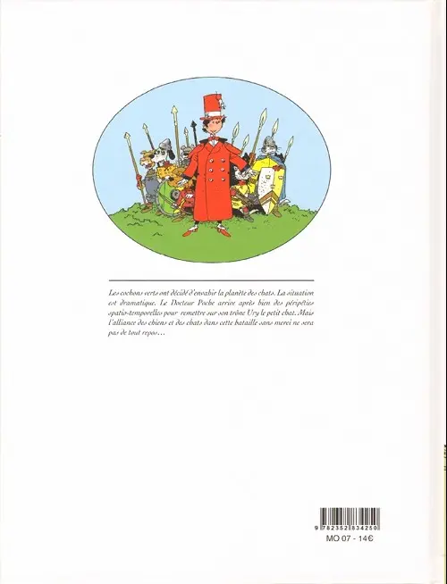 Verso de l'album Docteur Poche Tome 15 Retour sur la planète des chats