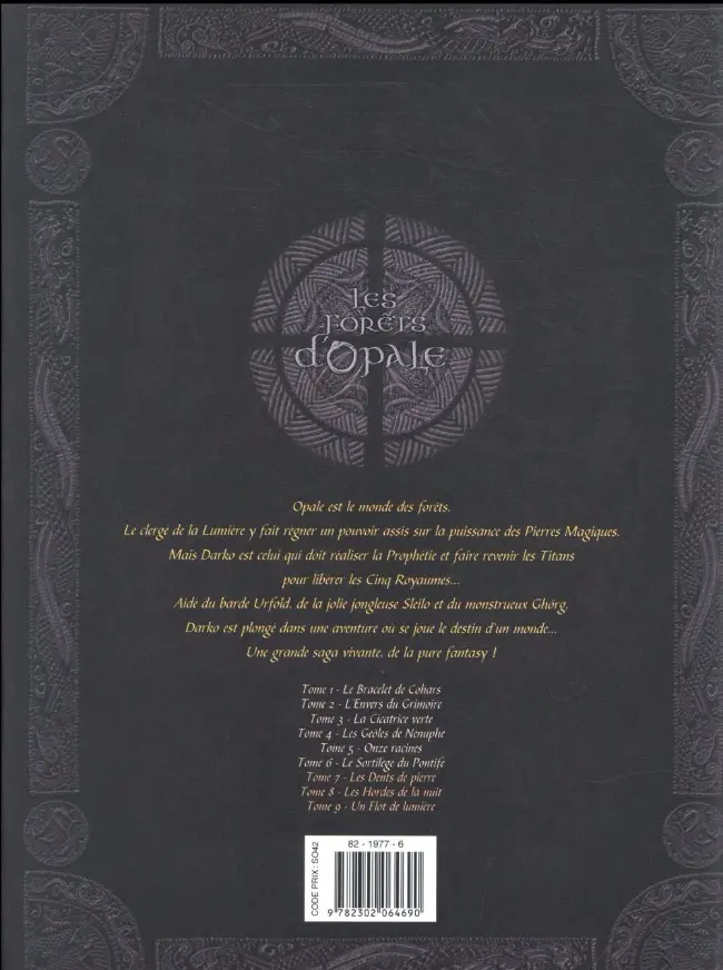 Verso de l'album Les Forêts d'Opale Intégrale Tomes 7 à 9