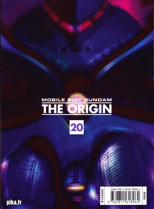 Verso de l'album Mobile Suit Gundam - The Origin 20 Solomon - 2e partie