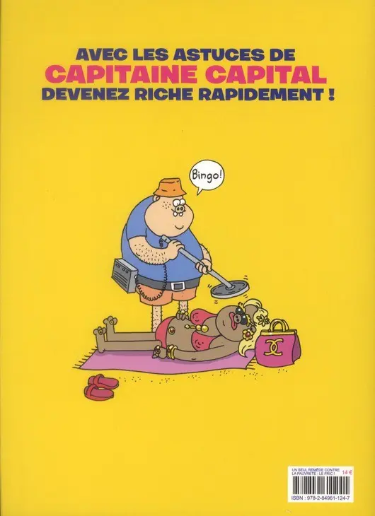 Verso de l'album Capitaine Capital