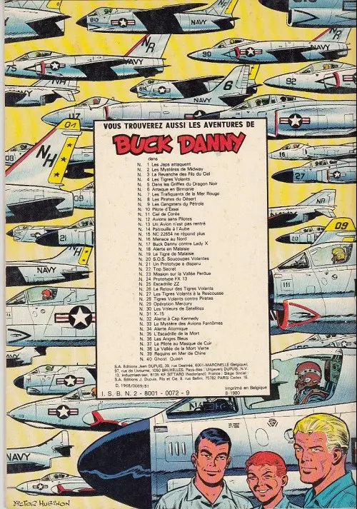 Verso de l'album Buck Danny Tome 35 L'escadrille de la mort