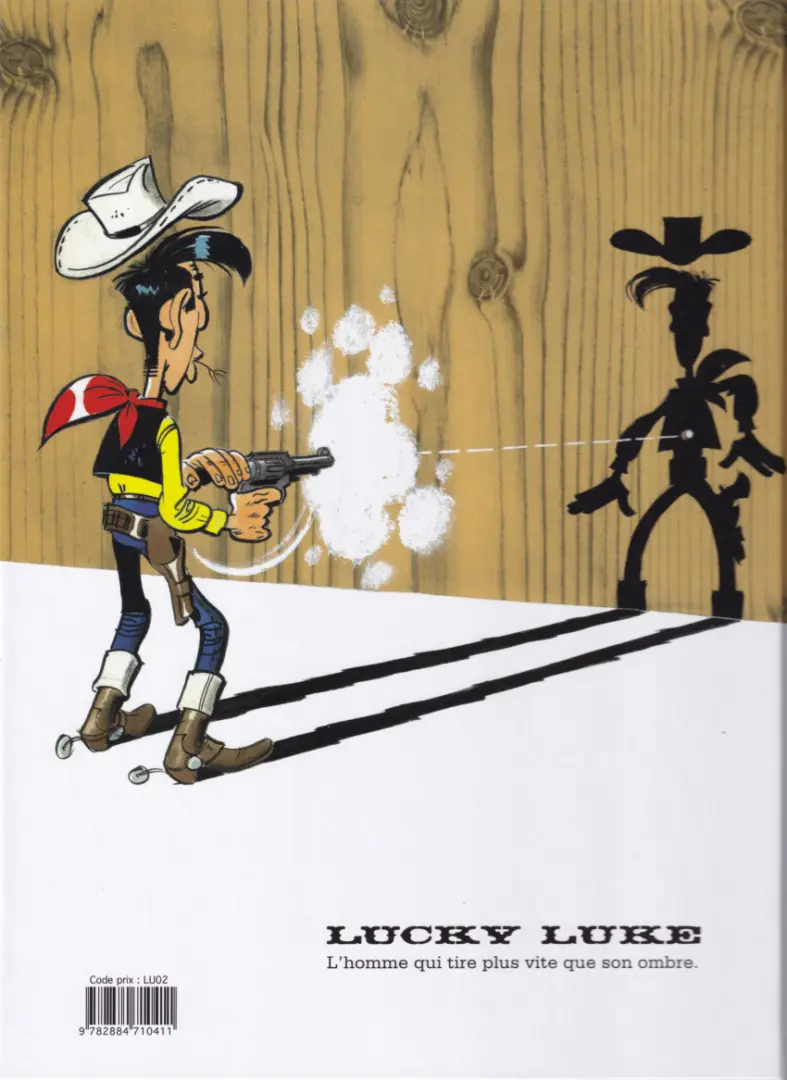 Verso de l'album Lucky Luke Tome 57 Nitroglycérine