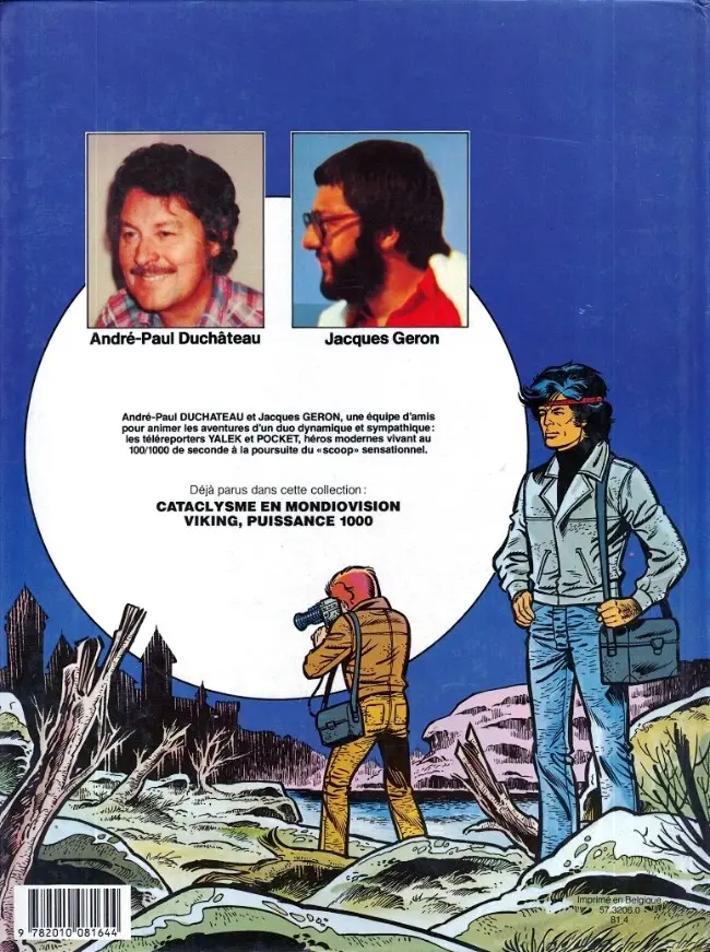 Verso de l'album Yalek Tome 11 Opération Nessy