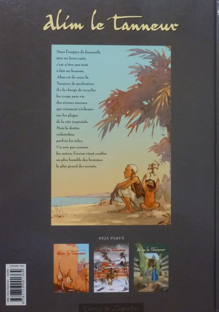 Verso de l'album Alim le tanneur Tome 1 Le secret des eaux