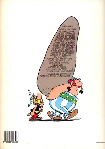 Verso de l'album Astérix Tome 19 Le devin